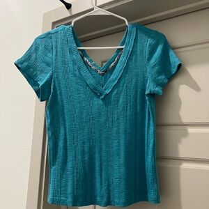 Anthropologie women’s blue top
